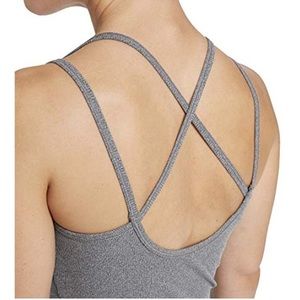 All in Motion Built in Bra Workout Ribbed Tank M